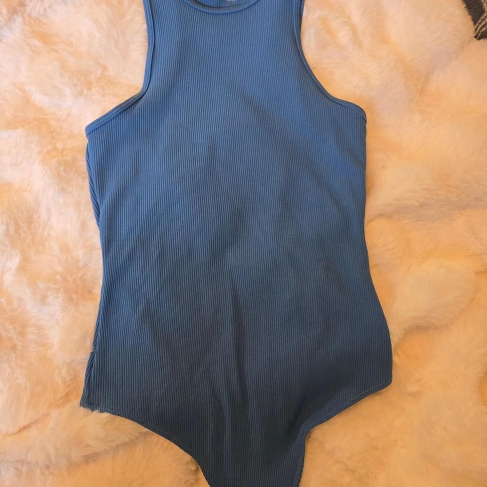 Abercrombie & Fitch Blue Bodysuit Small